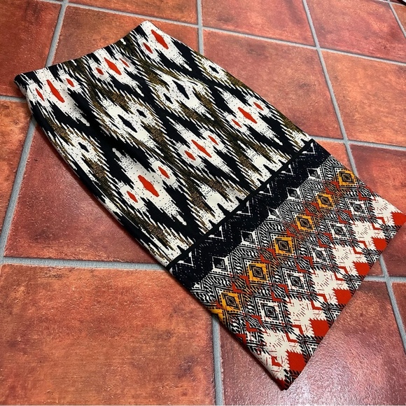 Anthropologie Dresses & Skirts - Maeve Anthropologie Iguazu Ikat Print Aztec Tribal Pencil Skirt